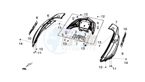 JOYMAX 125 drawing COWLING