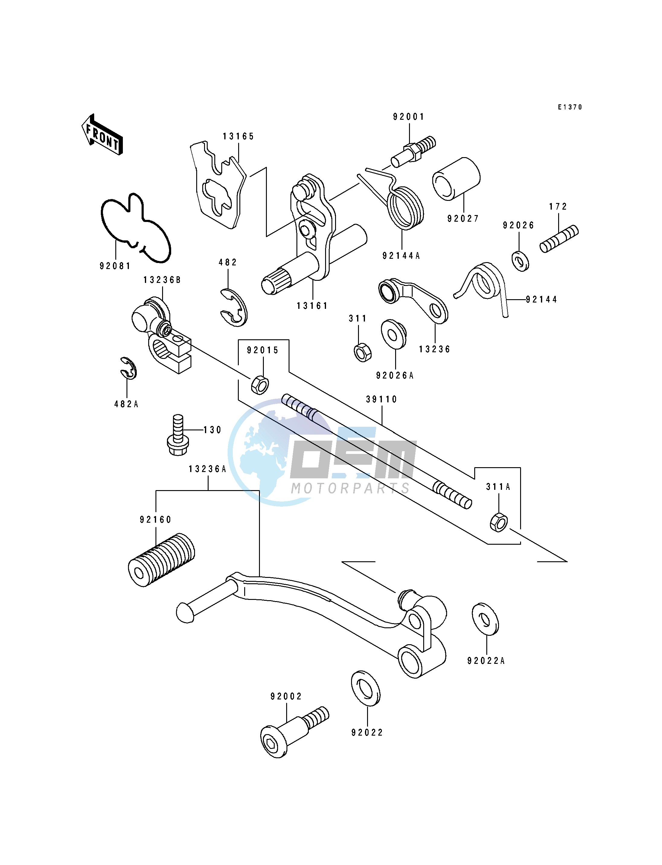 GEAR CHANGE MECHANISM