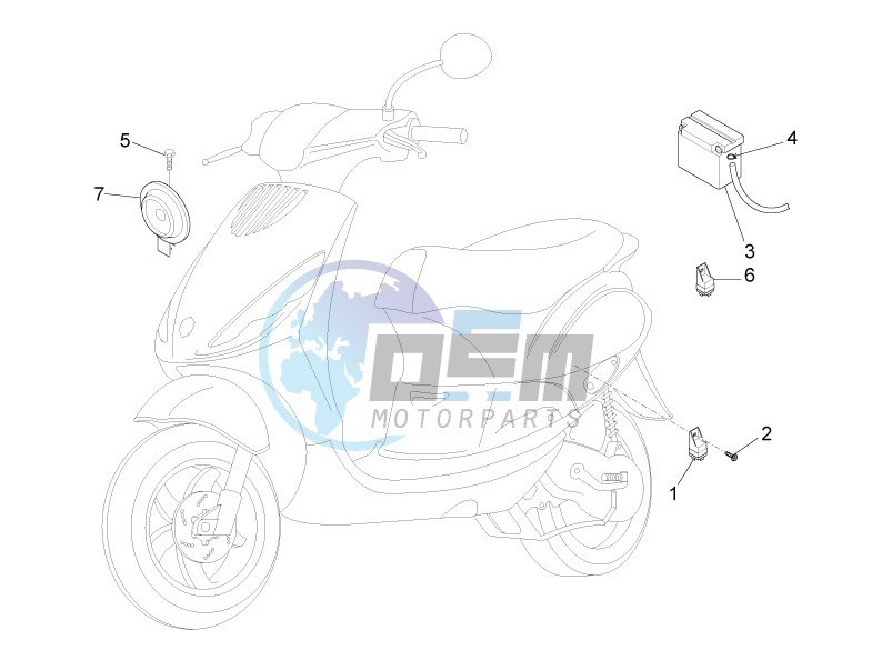 Remote control switches - Battery - Horn