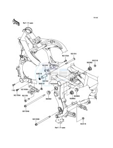 ER-6N ER650C9F GB XX (EU ME A(FRICA) drawing Engine Mount