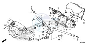 SH125AE SH125A UK - (E) drawing STEERING HANDLE/HANDLE COVER