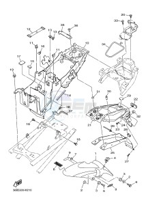 XJ6N ABS 600 XJ6-N (NAKED, ABS) (36B6) drawing FENDER