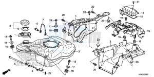 TRX500FE2G TRX500 Europe Direct - (ED) drawing FUEL TANK