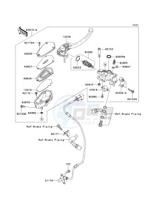 ZG 1400 A [CONCOURS 14 ABS] (8F-9F) A8F drawing FRONT MASTER CYLINDER