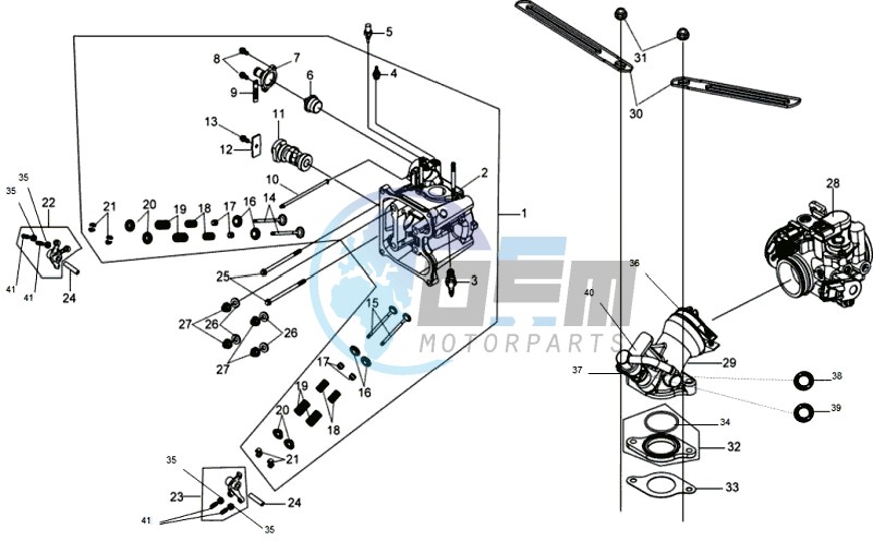 CYLINDER HEAD CPL   / THERMOSTAT