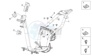 Scarabeo 50 2t drawing Frame