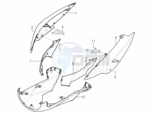 TYPHOON 125 4T 2V E3 (APAC) drawing Side cover - Spoiler