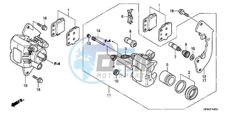 HANDLE PIPE/TOP BRIDGE