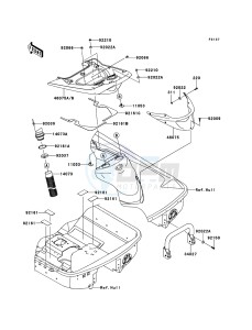 JET_SKI_ULTRA_300X JT1500HDF EU drawing Hull Rear Fittings