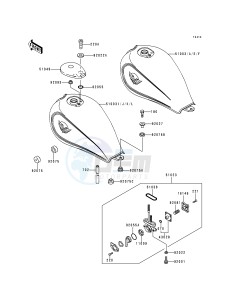 EN 500 A [VULCAN 500] (A1-D5) [VULCAN 500] drawing FUEL TANK -- EN500-A1_A2_A3- -