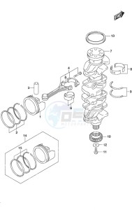 DF 150AP drawing Crankshaft