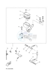 NS50N NITRO NAKED (1PL2 1PL2) drawing REAR MASTER CYLINDER