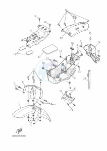 XSR700 MTM690D (BJX2) drawing FENDER