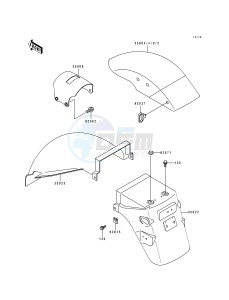 EX 500 A [EX500] (A4-A7) [EX500] drawing FENDERS