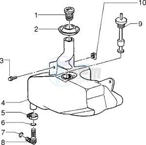 Zip 50 SP drawing Oil tank