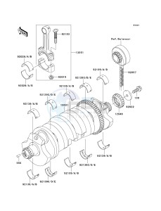 ZX 1200 C [NINJA ZZR 1200] (C1-C4) [NINJA ZZR 1200] drawing CRANKSHAFT