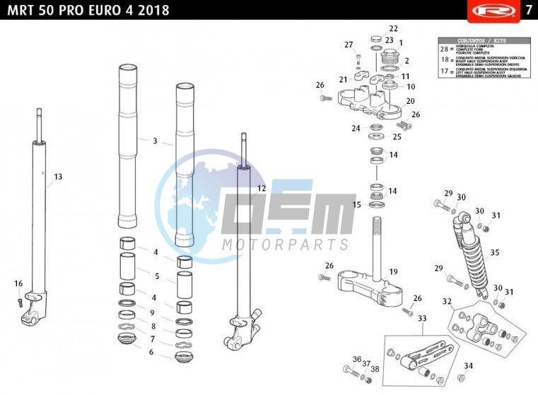 FRONT FORK MRT PRO 2017 Q40