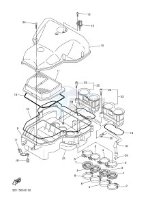 FZ1-N FZ1 (NAKED) 1000 (1EC6) drawing INTAKE