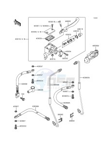 KLF 300 C [BAYOU 300 4X4] (C1-C4) [BAYOU 300 4X4] drawing FRONT MASTER CYLINDER