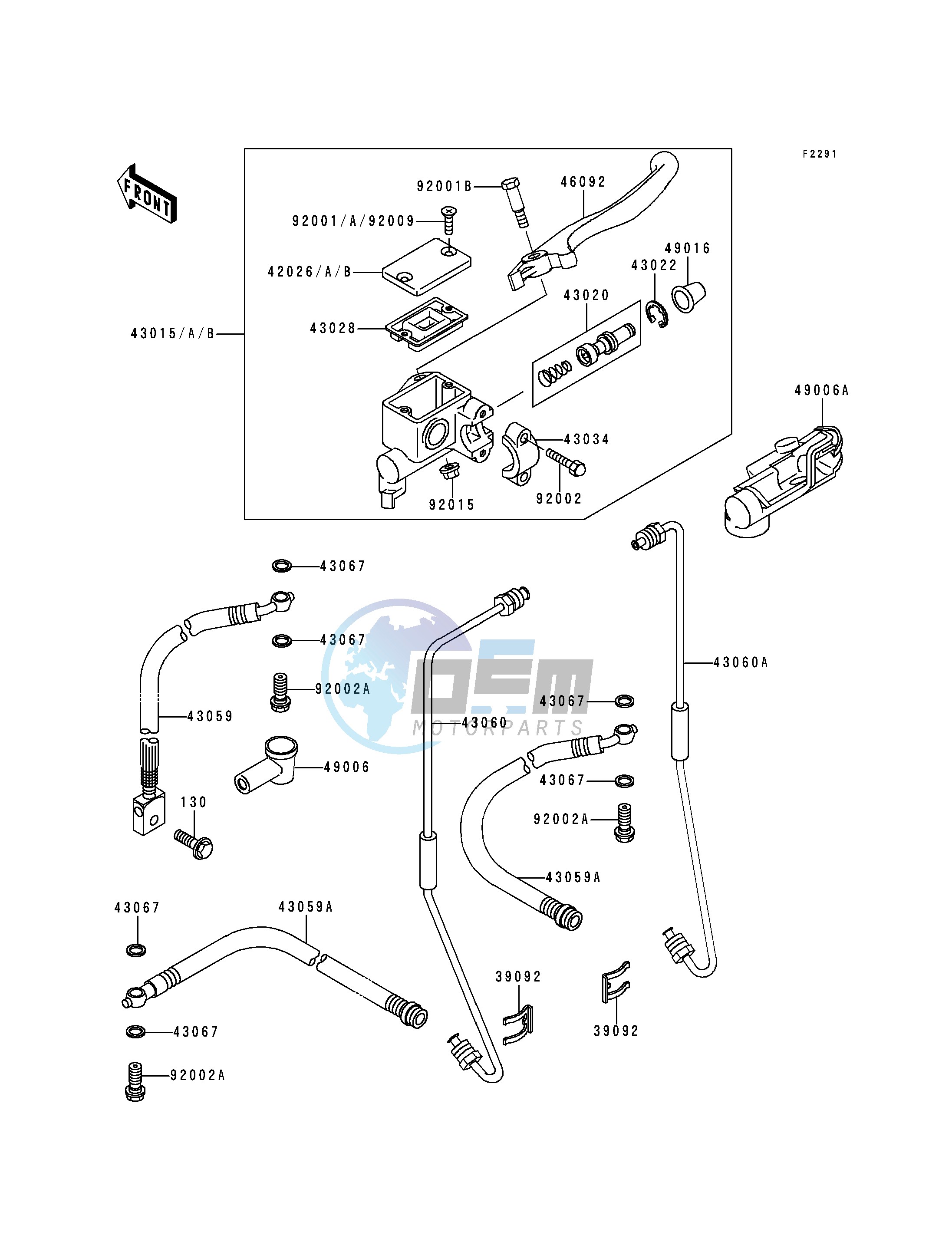 FRONT MASTER CYLINDER