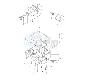 FZ6 FAZER S2 ABS 600 drawing OIL CLEANER