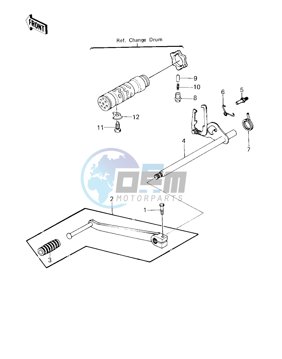 GEAR CHANGE MECHANISM