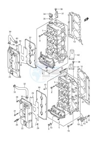 DF 250 drawing Cylinder Head