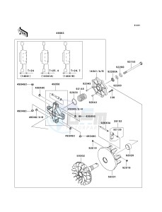 KRF 750 L [TERYX 750 FI 4X4 LE SPORT MONSTER ENERGY] (L9F-L9FA) L9FA drawing DRIVE CONVERTER