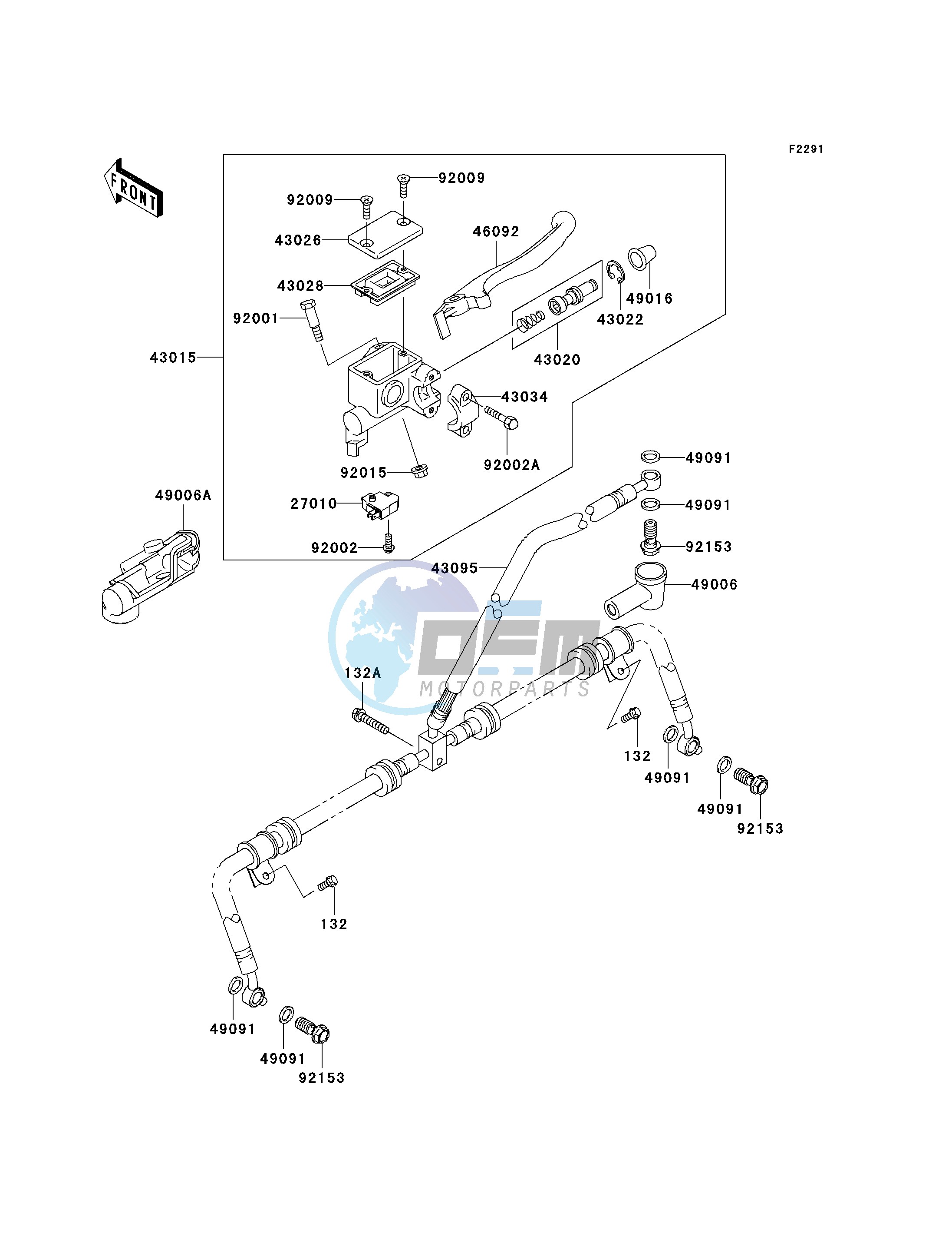 FRONT MASTER CYLINDER