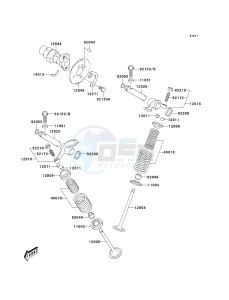 KLX 125 B [KLX125L] (B1-B3) [KLX125L] drawing VALVE-- S- -_CAMSHAFT-- S- -