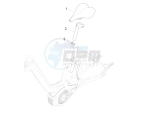 Wi-Bike Uni Mech Comfort 2016-2017 (EMEA) drawing Saddle/seats