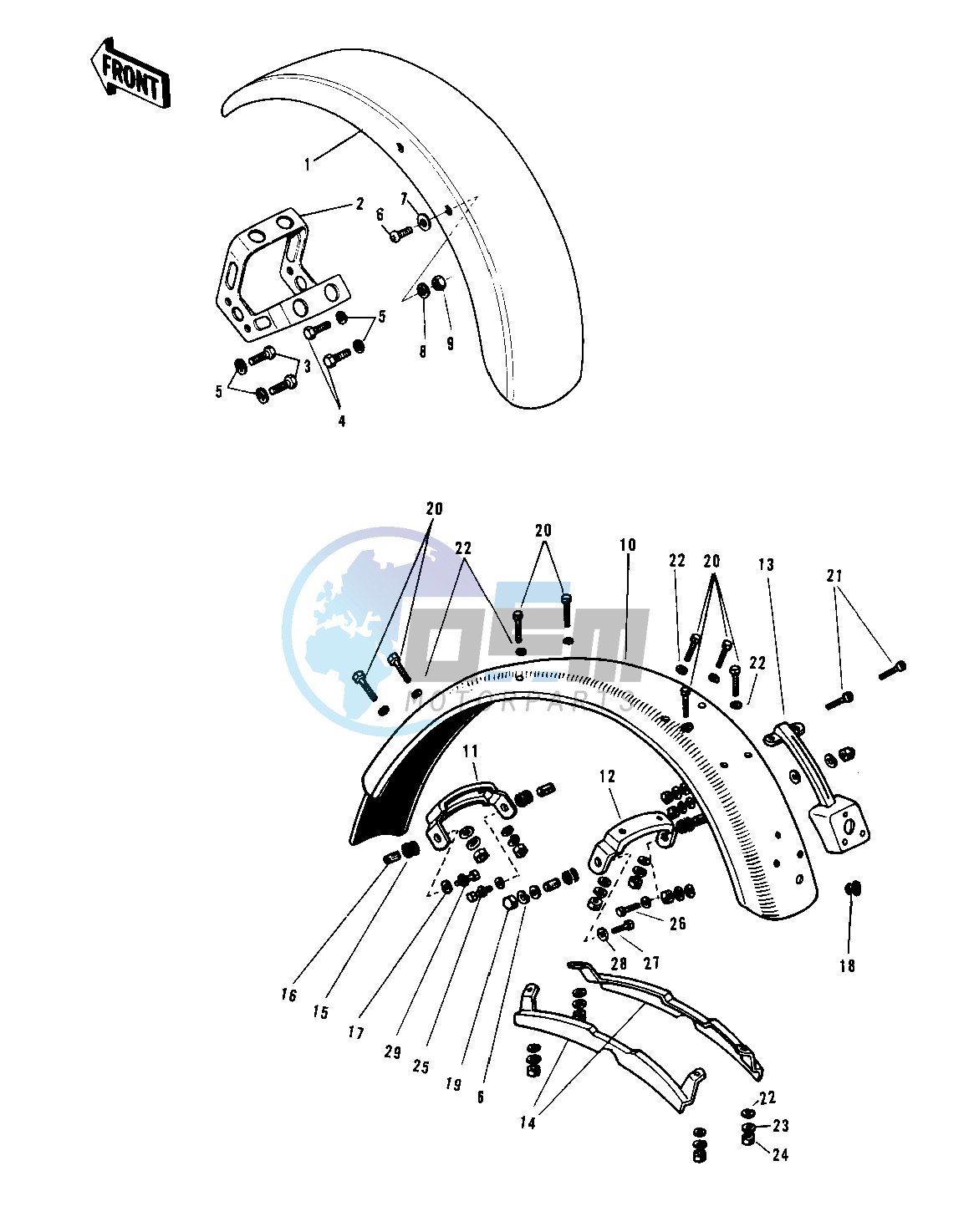 FENDERS -- H1-B- -