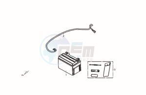 CROX 50 drawing BATTERY