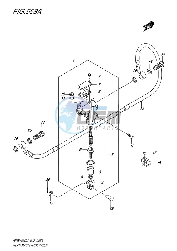 REAR MASTER CYLINDER