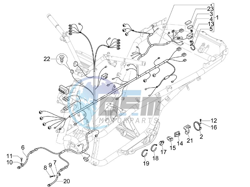 Main cable harness