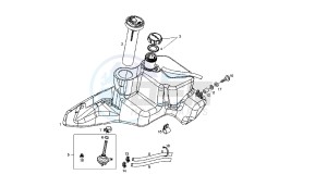 BOULEVARD - 50 CC 2T drawing FUEL TANK