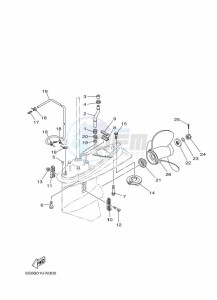 F100BETL drawing PROPELLER-HOUSING-AND-TRANSMISSION-2