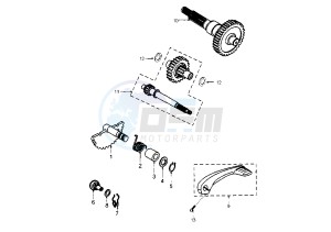 X RACE - 50 cc drawing GEAR GROUP