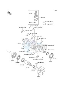 JT 1200 D [STX-12F] (D6F-D7F) D7F drawing CRANKSHAFT