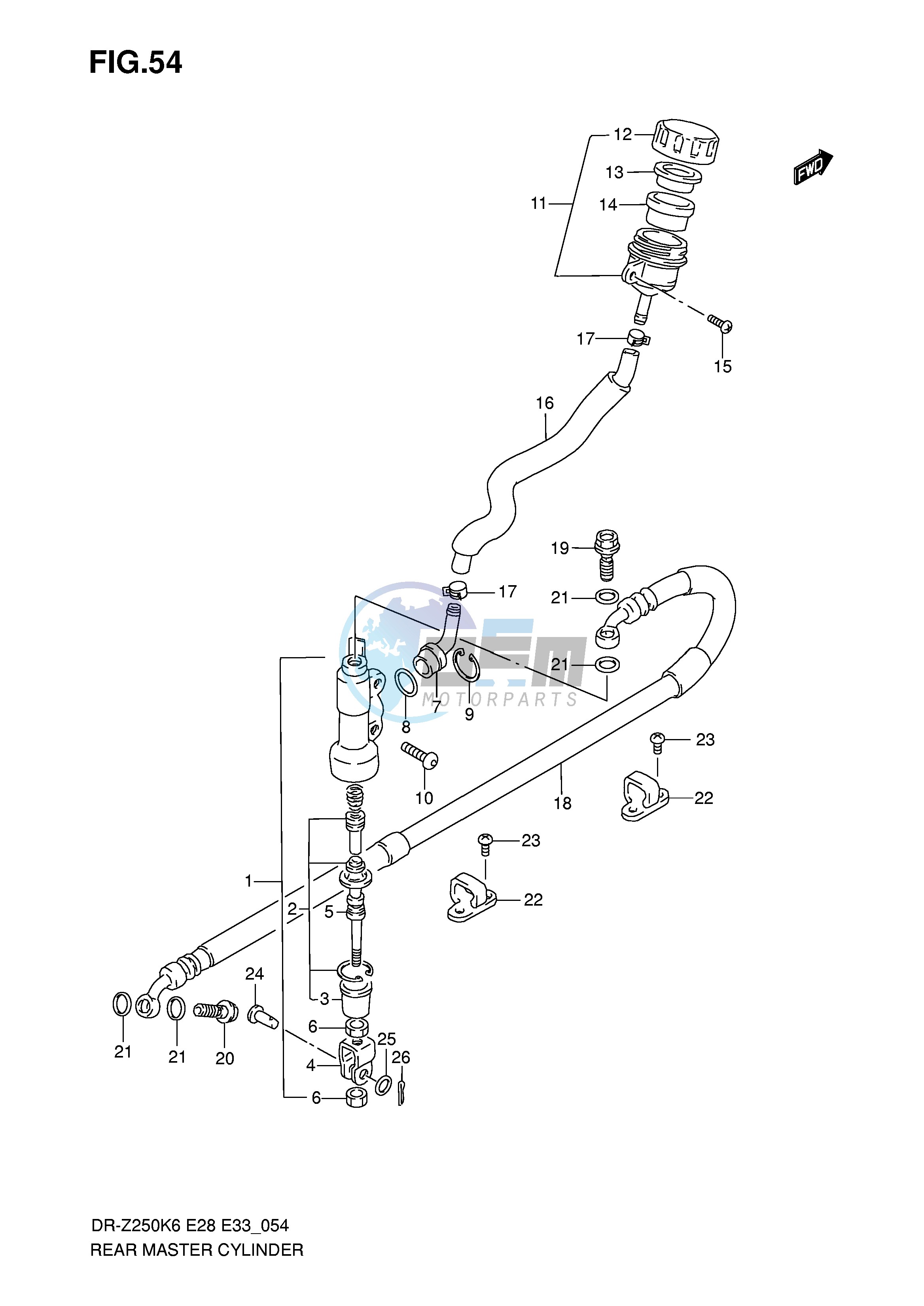 REAR MASTER CYLINDER