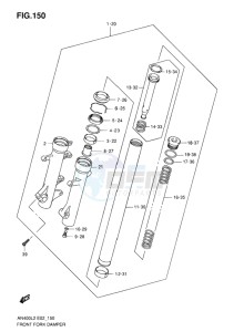 AN400Z ABS BURGMAN EU-UK drawing FRONT FORK DAMPER