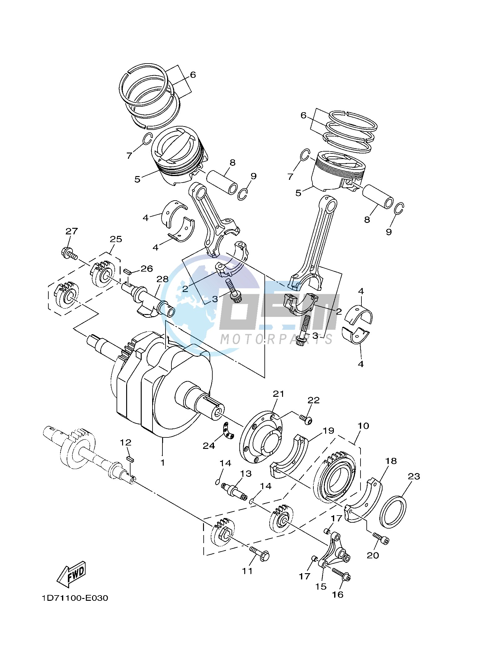 CRANKSHAFT & PISTON