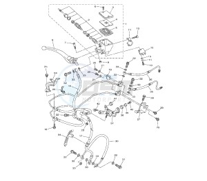 FZ8-NA 800 drawing FRONT MASTER CYLINDER