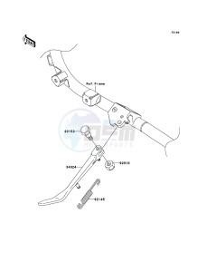 VN1700 CLASSIC TOURER VN1700C9F GB XX (EU ME A(FRICA) drawing Stand(s)