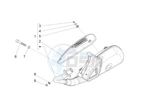 VXL 125 4T 3V drawing Silencer