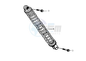 JET - 100 cc drawing REAR SUSPENSION