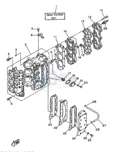 50D drawing CYLINDER--CRANKCASE