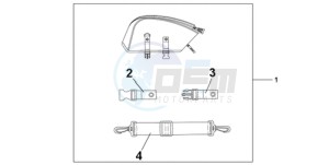 CBR1000RR9 France - (F / CMF MME REP) drawing REAR SEAT BAG