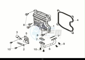 CRUISYM a 250 (LV25W2-EU) (M0) drawing CYLINDER HEAD COVER