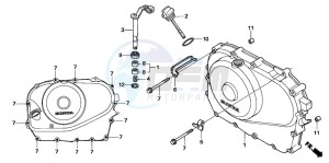 NT700VA drawing RIGHT CRANKCASE COVER